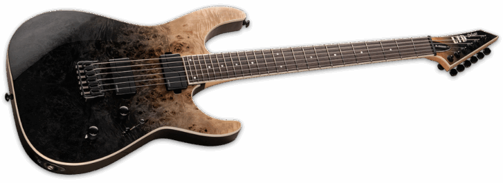 ESP Ltd M-1000HT Black Natural Fade Angle