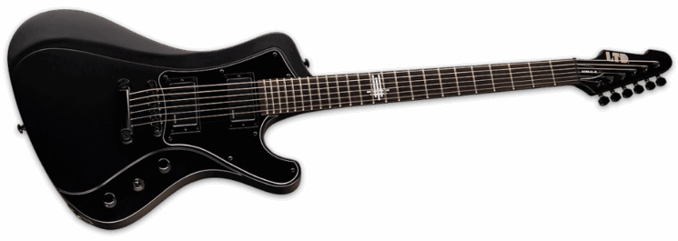 ESP Ltd NS-6 Black Satin Angle