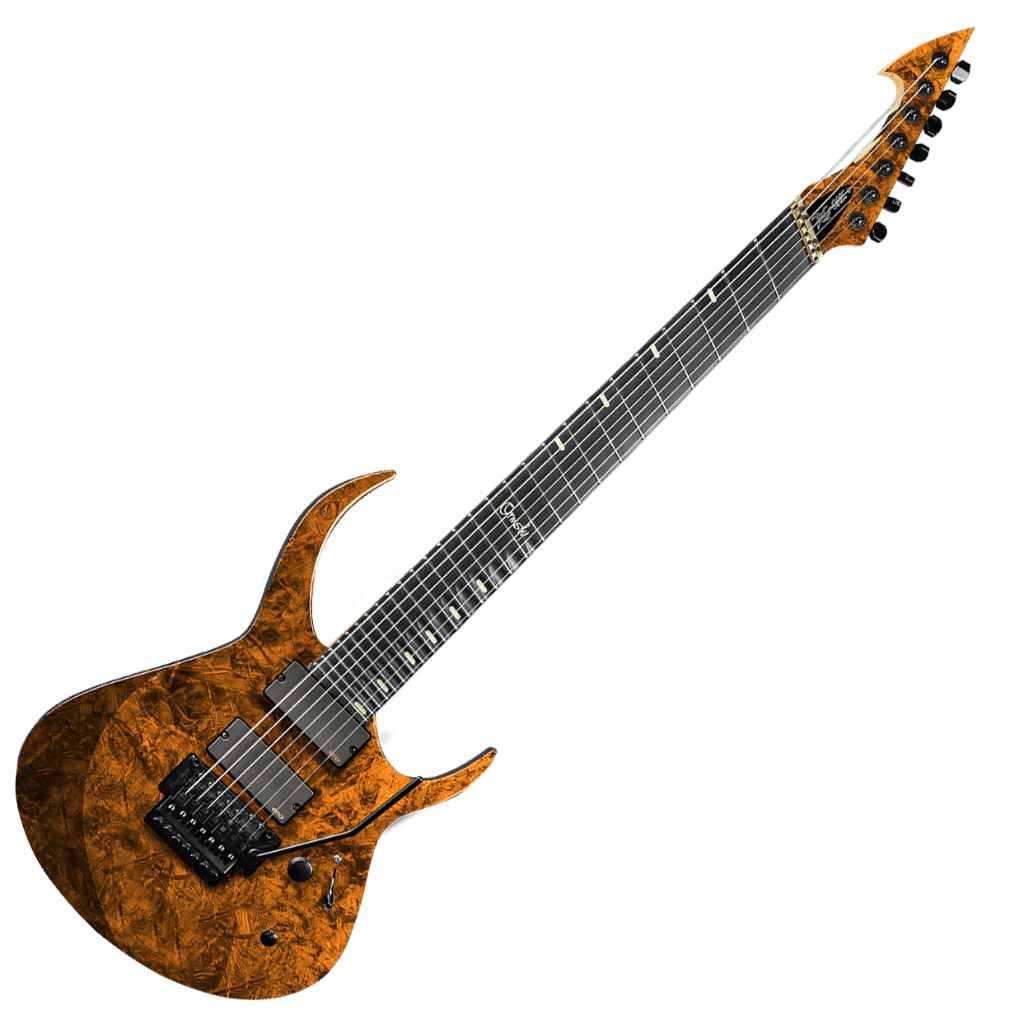 Ormsby RC-One Rusty Cooley, Orange Marblizer – 6 string