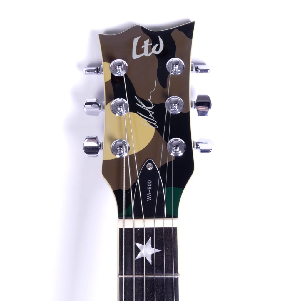 ESP Ltd WA-600 Green Camo W0705967 Headstock