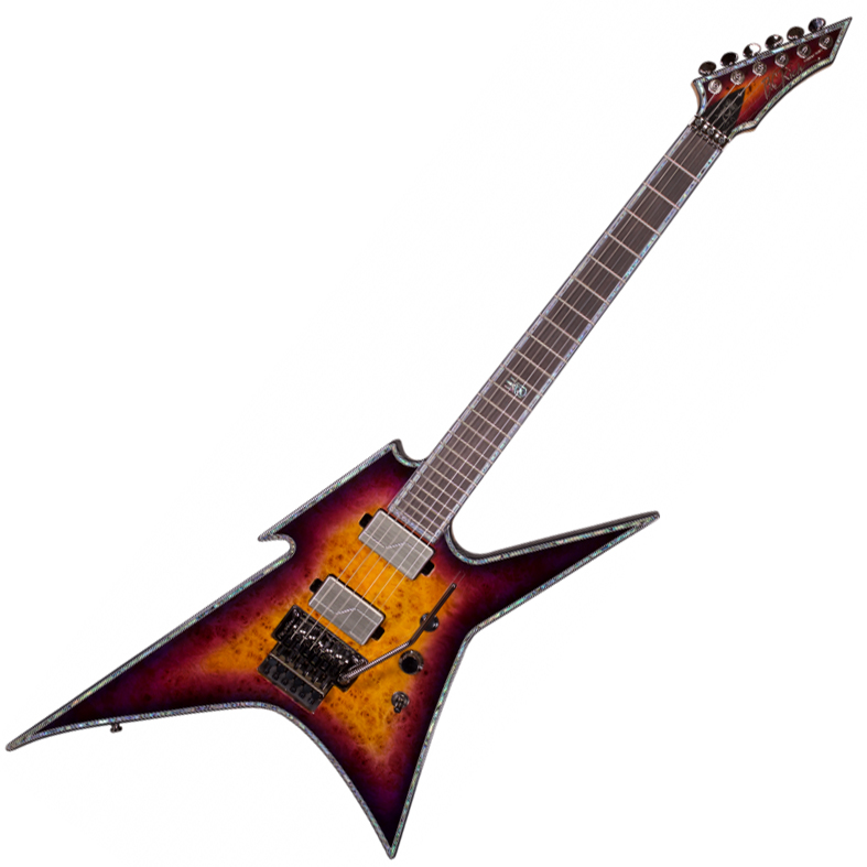 B.C. Rich Ironbird Extreme Exotic with Floyd Rose – Purple Haze