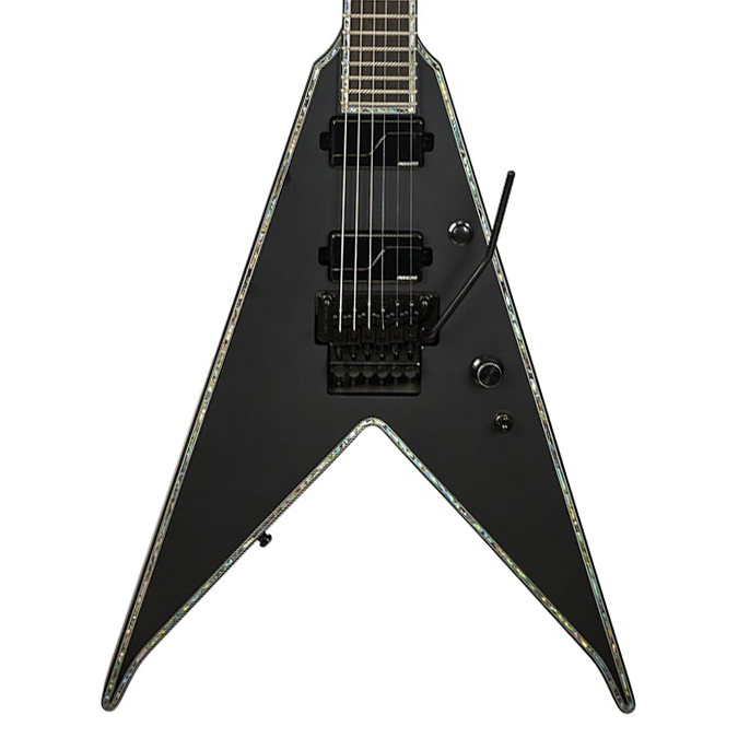 BC-Rich-JRV-Extreme-with-Floyd-Rose-Matte-Black-Front