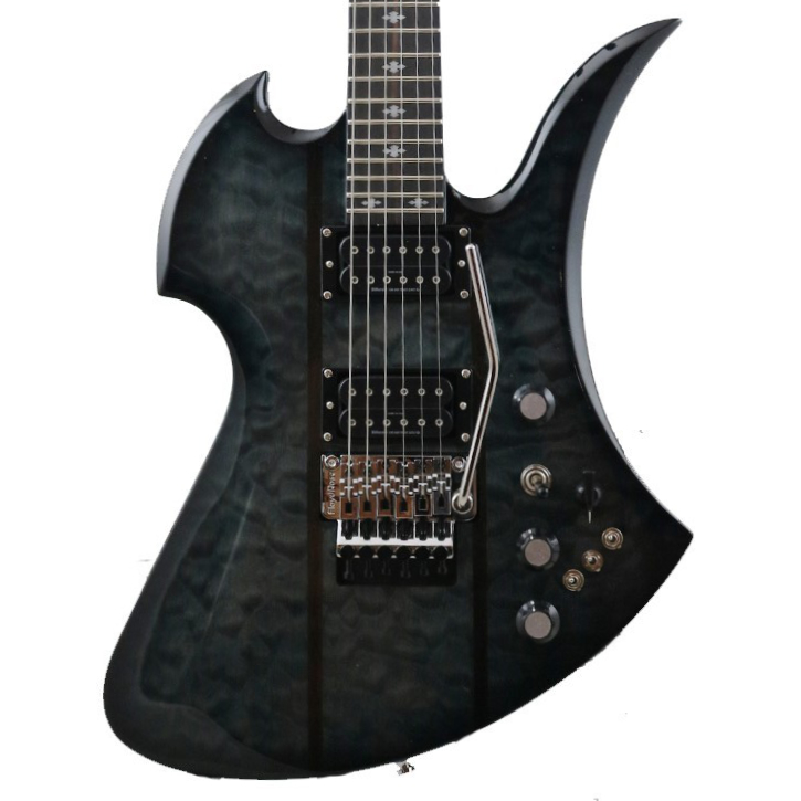 B.C. Rich Mockingbird Legacy ST with Floyd Rose – Black Burst