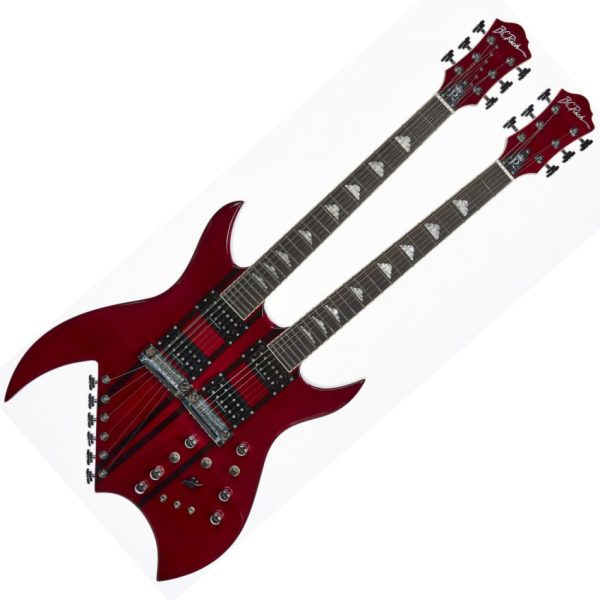 B.C. Rich "B" Legacy Doubleneck W/ Case - Trans Red | Live Louder