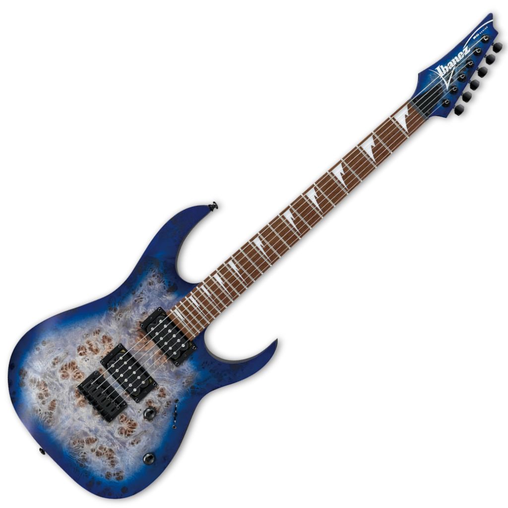 Ibanez RGRT621DPB-BLF Rg Series, Neck, Blue Lagoon Burst Flat | Live Louder