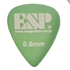 ESP Sand Grip Pick Green 0.8mm PT-PS10 GR