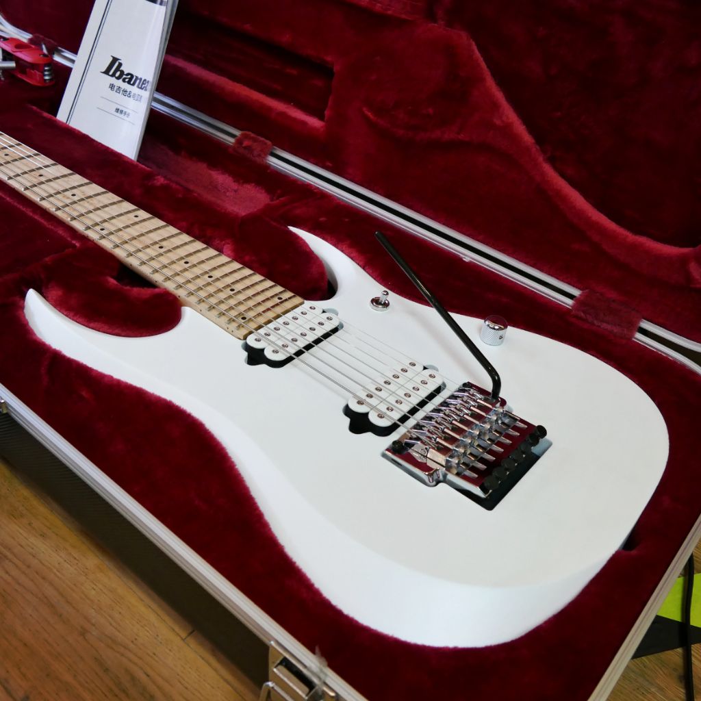 Ibanez RGD3127-PWF Prestige, Pearl White Flat | Live Louder