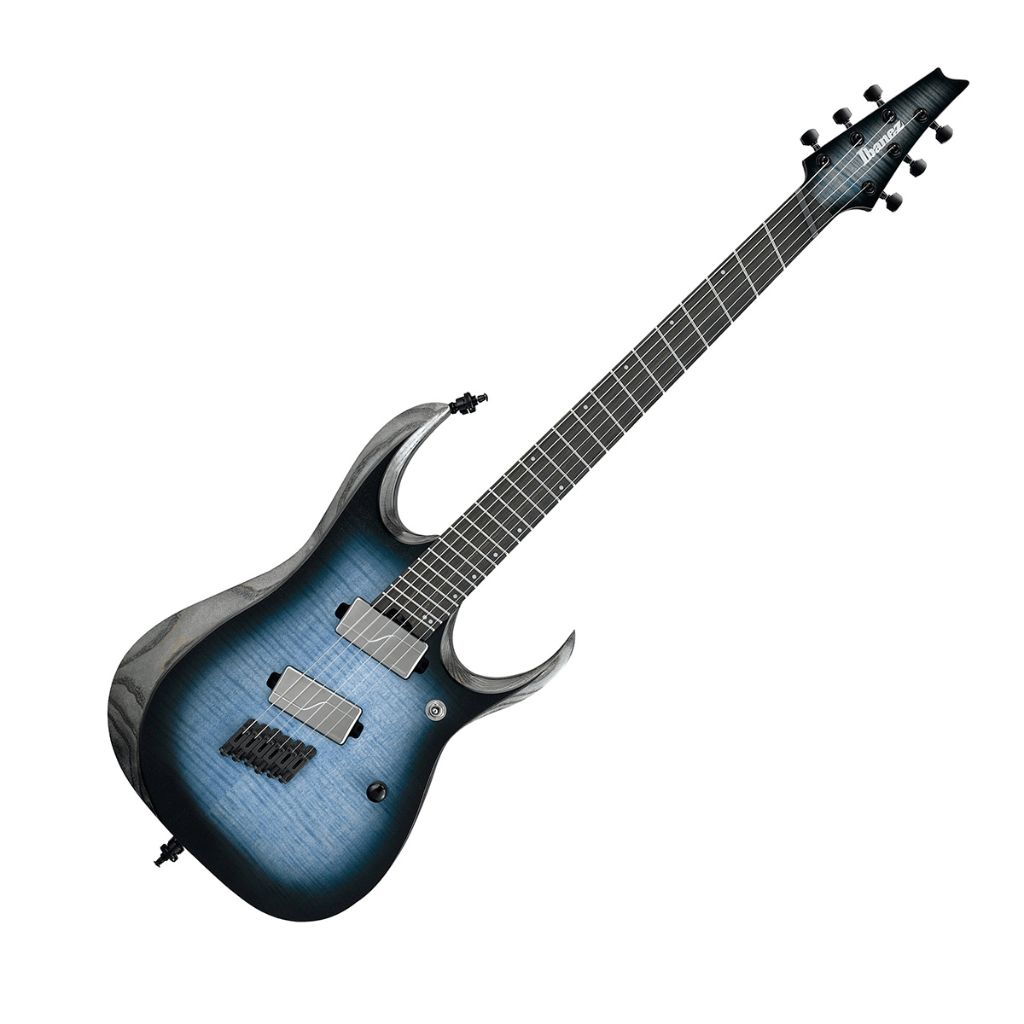 Ibanez RGD61ALMS-CLL Cerulean Blue Burst Low Gloss, Axion Label