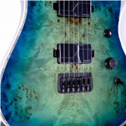 BC Rich Shredzilla Extreme Hipshot Cyan Detail