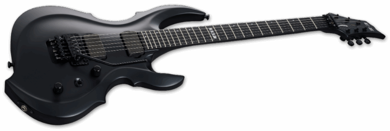 ESP E-II FRX Black Satin Angle