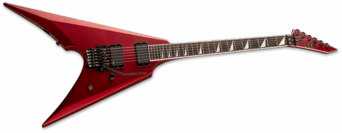 ESP Ltd Arrow-1000 Candy Apple Red Satin Angle