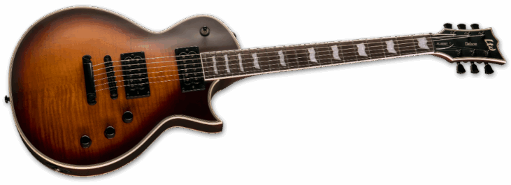 ESP Ltd EC-1001T CTM Tobacco Sunburst Satin Angle