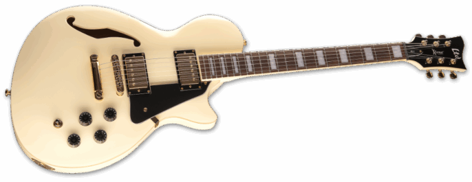 ESP Ltd PS-1 Vintage White Angle
