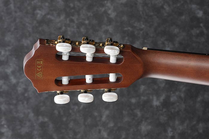 Ibanez AEG50N BKH Headstock