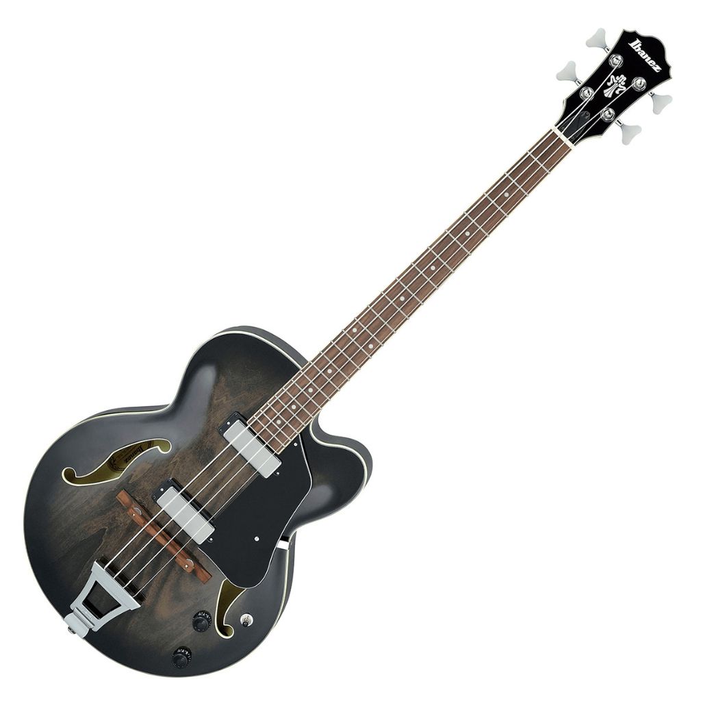 美品 Ibanez アイバニーズ AFB200-TKS 5B-01 Ibanez AFB200-TKS Artcore Bass, Transparent Black Sunburst | Live