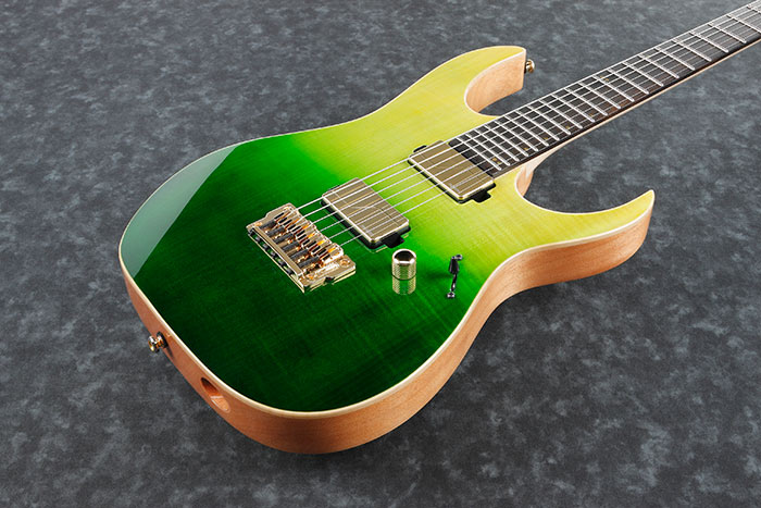 Ibanez LHM1-TGG Luke Hoskin Signature, Trans Green Graduation