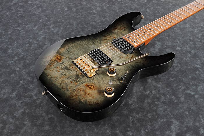 Ibanez AZ242PBG-CKB Premium, Charcoal Black Burst | Live Louder