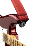 D'Addario Auto Lock Guitar Strap, Blood Red c