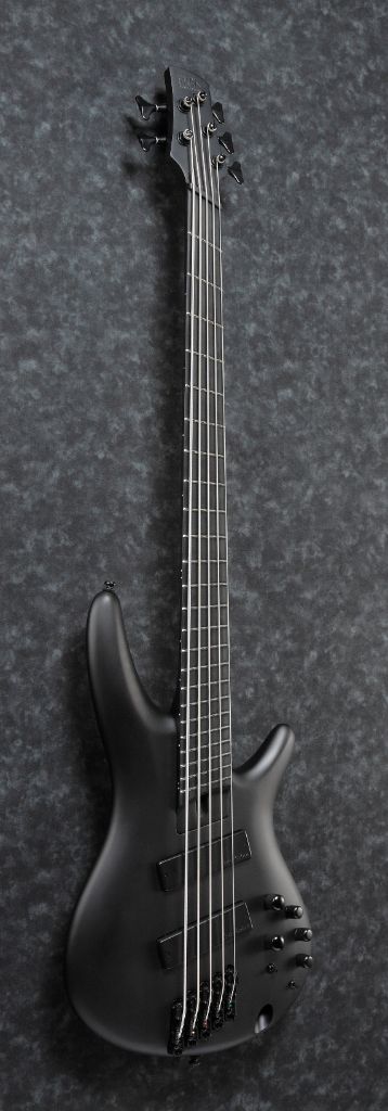 Ibanez SRMS625EX-BKF Iron Label, Black Flat | Live Louder