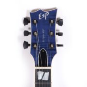 ESP USA Eclipse FM BH CB SD Cobalt Blue Headstock