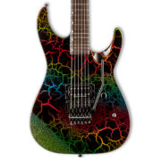 ESP Ltd M-1 Custom '87 Rainbow Crackle Front