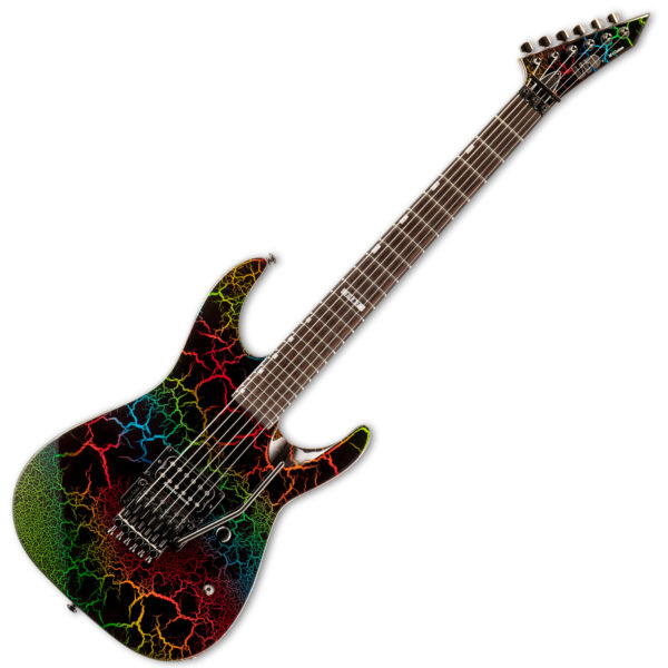 ESP Ltd M-1 Custom '87 Rainbow Crackle Main