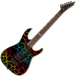 ESP Ltd Mirage Deluxe '87 Rainbow Crackle Main