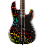 ESP Ltd Surveyor '87 Rainbow Crackle Front