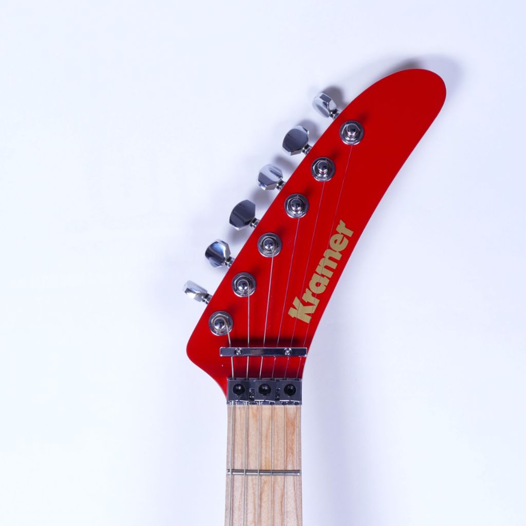 Kramer The 84 Radiant Red Headstock