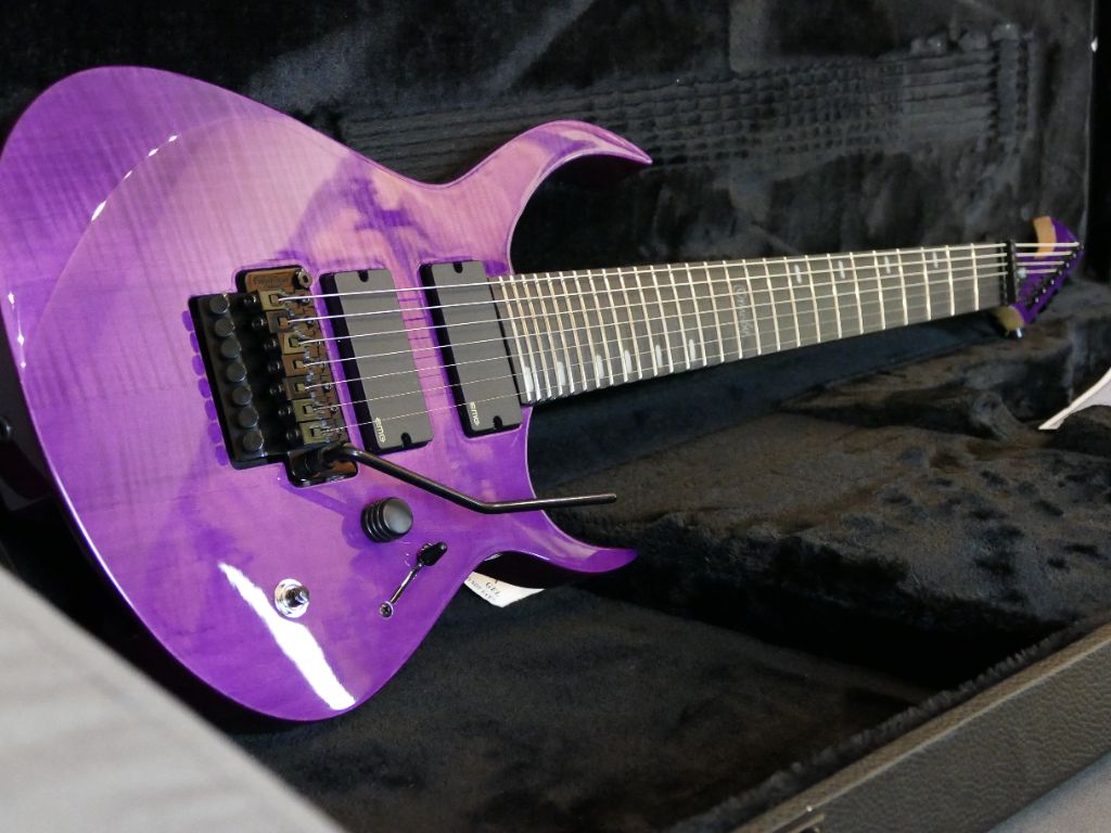 Ormsby RC-One Rusty Cooley, Purple Flame – 7 string