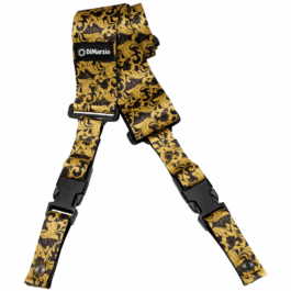 DiMarzio Steve Vai UtoPIA Cliplock Strap Black-Gold Main