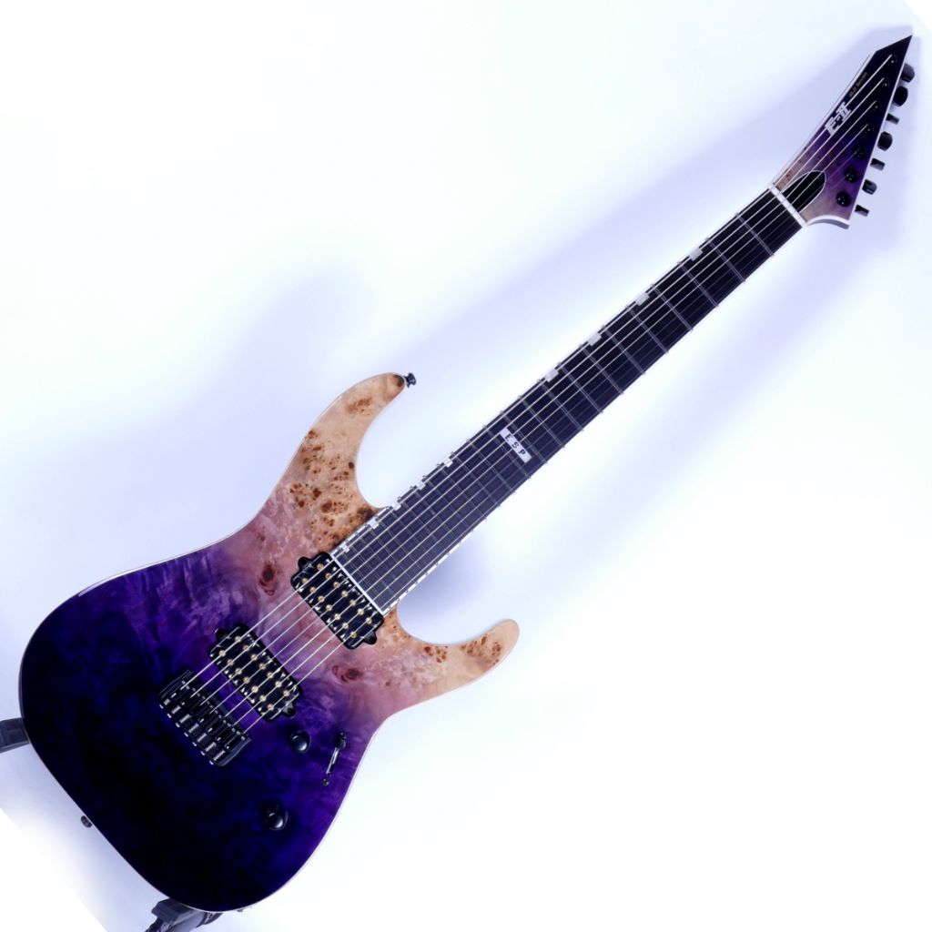 ESP E-II M-II 7 NT Purple Natural Fade | Live Louder