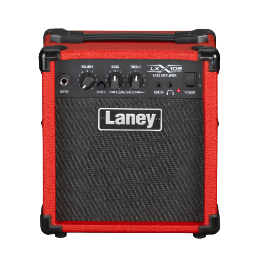 Laney LXB LX10B - Bass Guitar Combo Amp - 10W - 5 Inch - RED | Live Louder