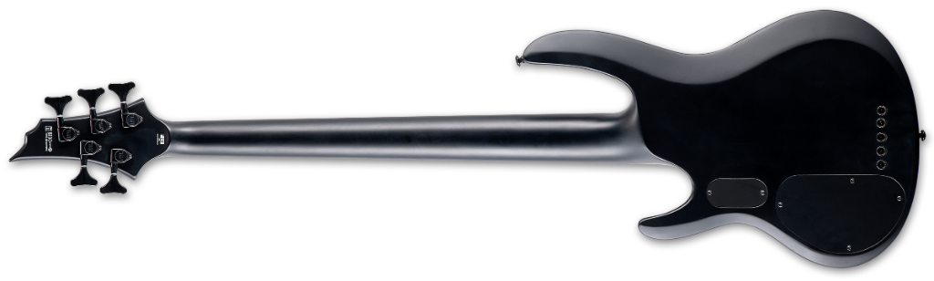 ESP Ltd B-5 Ebony Charcoal Burst Satin Back