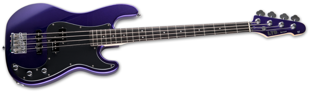 ESP Ltd Surveyor 87 Dark Metallic Purple Angle