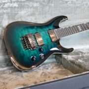 ESP E-II Horizon FR-7 Black Turquoise Burst 1022 (3)