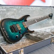 ESP E-II Horizon FR-7 Black Turquoise Burst 1022 (4)