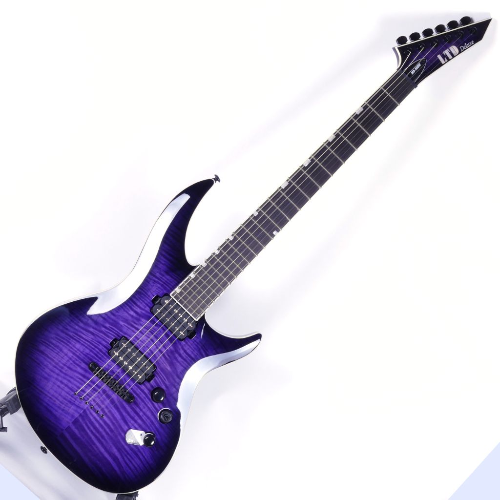 ESP Ltd H3-1000 See Thru Purple Sunburst, Nickel Frets (Preowned 
