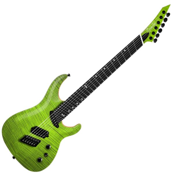 Ormsby SX GTR 6 Carved Top Run 19 Splice Green Front