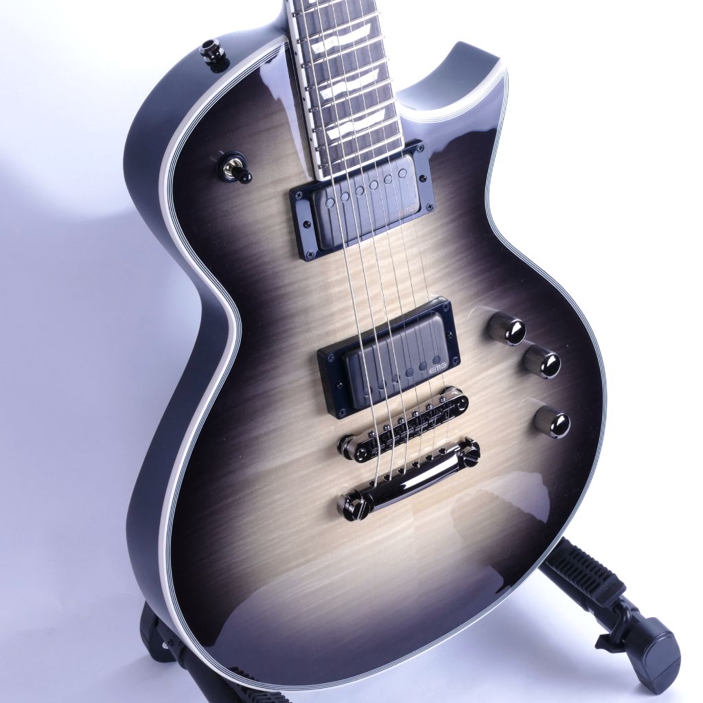 ESP E-II Eclipse Black Natural Burst