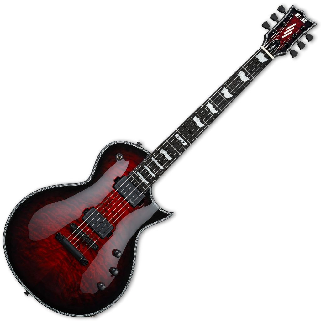 ESP E II Eclipse See Thru Black Cherry Sunburst QM