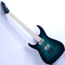 ESP E-II M-II NT HS Black Turquoise Burst LH (3)