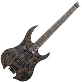 Legator Ghost G6SS-BLK Super Shred Black Burl (1)