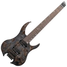 Legator Ghost G7SS-BLK Super Shred Black Burl (1)