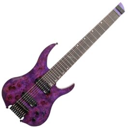 Legator Ghost G8SS-PR Super Shred Purple Burl (1)