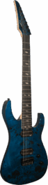 Legator Ninja N7SS-BL Super Shred Blue Burl (2)