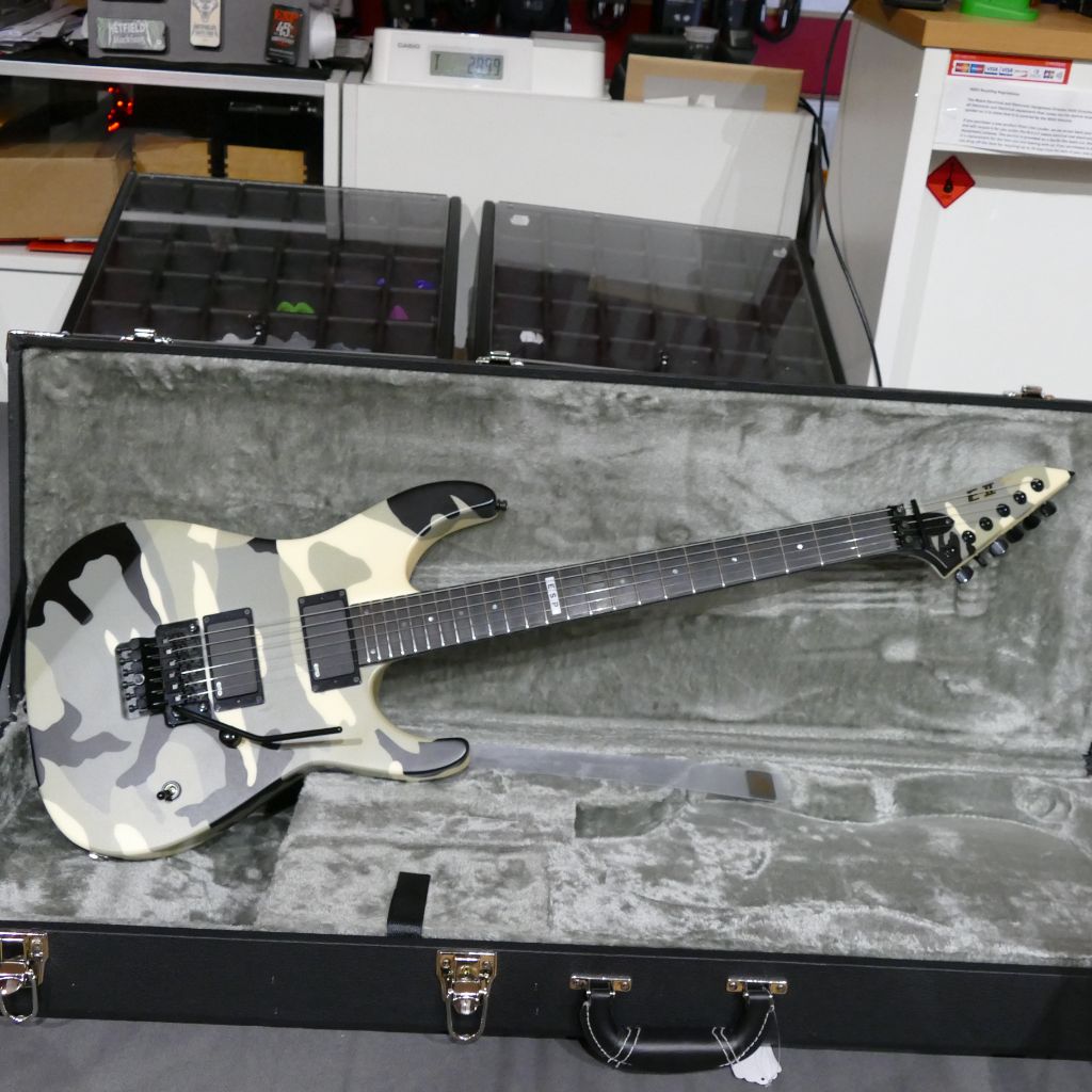 ESP E-II M-II Neck Thru Urban Camo (Preowned, 2022) | Live Louder