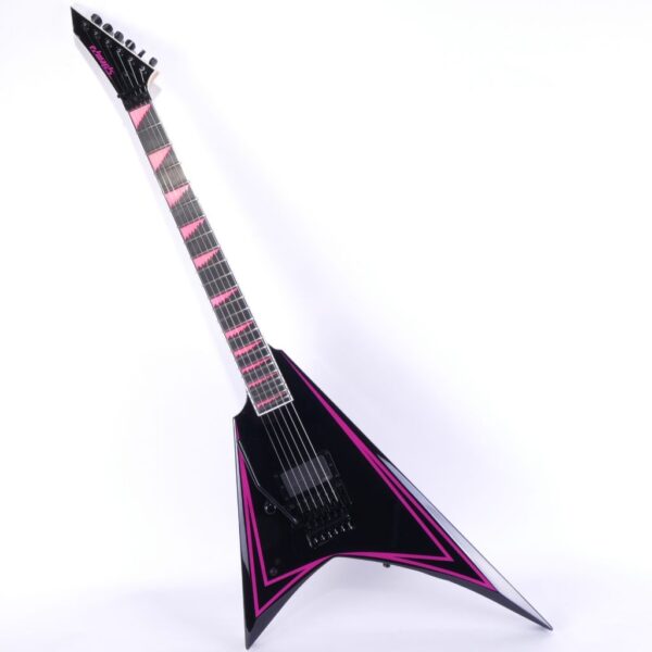 ESP Edwards E-AL-166 LH Pink Sawtooth, Alexi Laiho Signature ( B Stock ) 2411 (1)