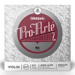 D'Addario Pro-Arté Violin String Set 4-4 Scale Medium Tension