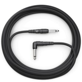 D'Addario Classic Series Instrument Cable, Straight to Right Angle 10ft (1)